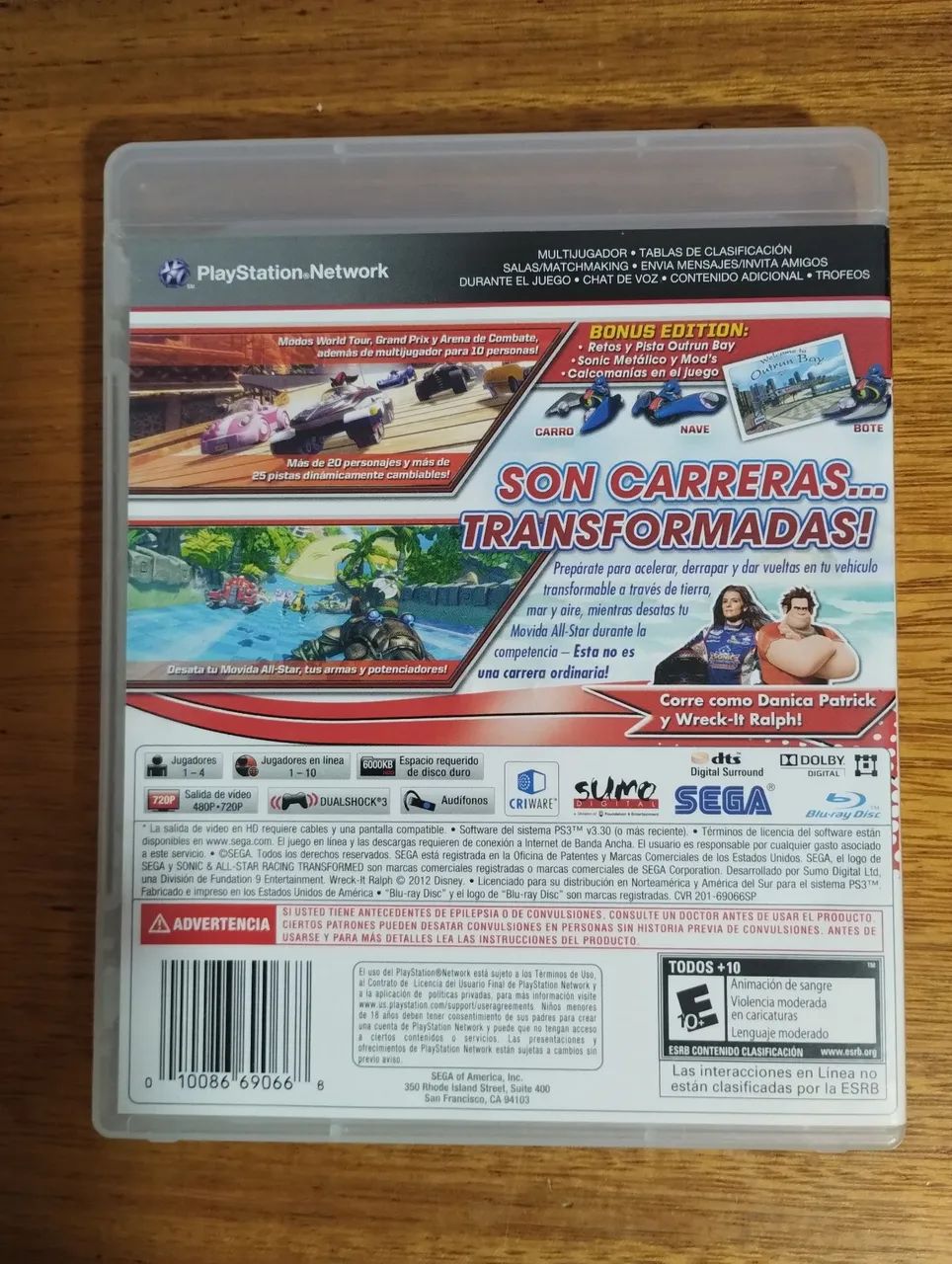 Sonic all stars racing transformed ps3 - Foto 2