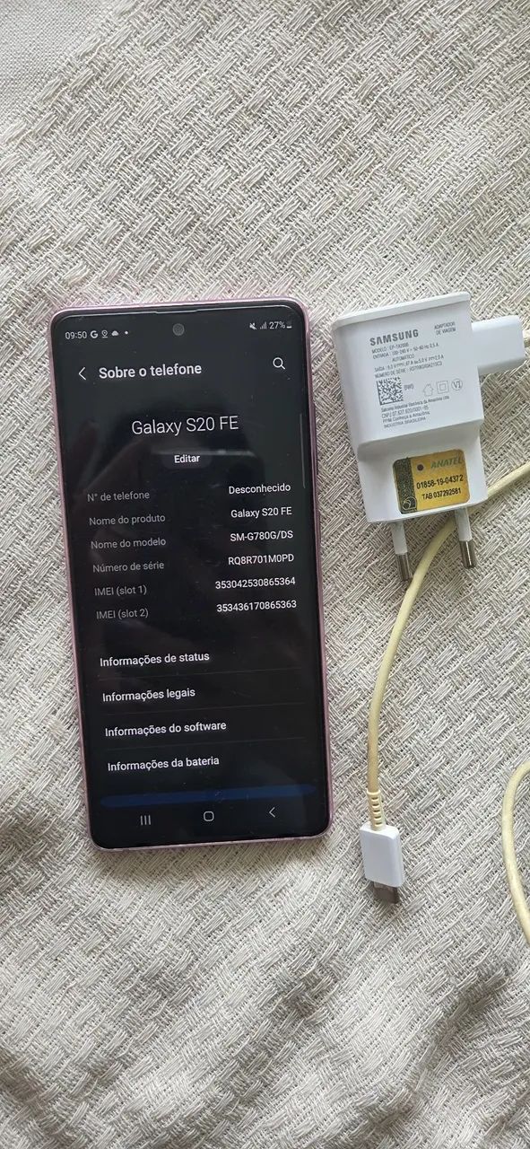 Vendo celular Samsung Galaxy S20 FE 128GB - - Foto 2