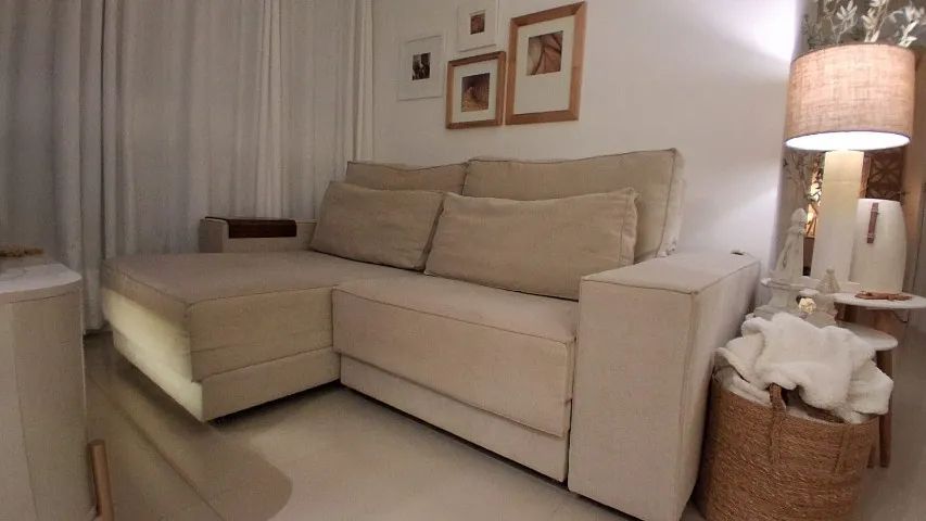 SOFÁ RETRÁTIL COM DUAS CHAISES - Foto 3