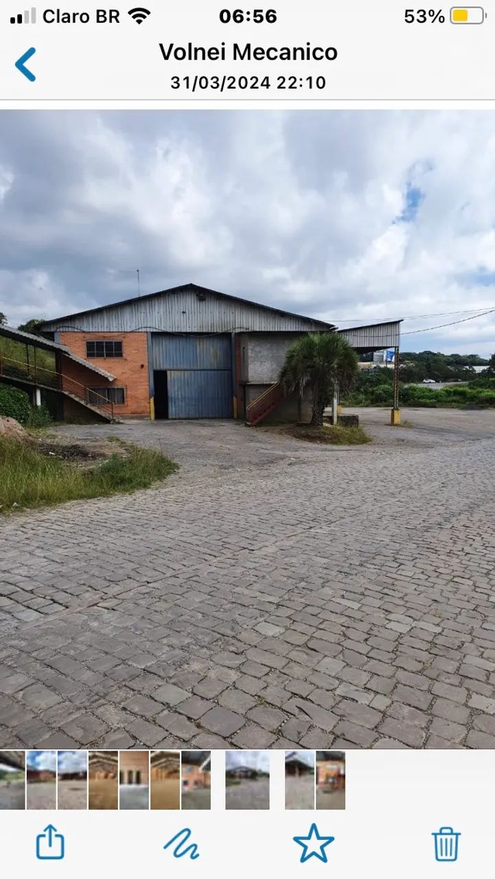 Pavilhão para transportadora