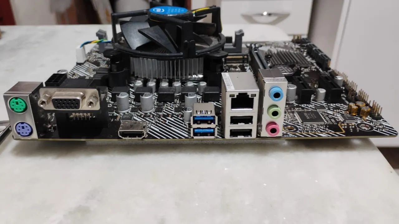 Placa mãe asus prime h410m-e + processador Intel i3 10ª