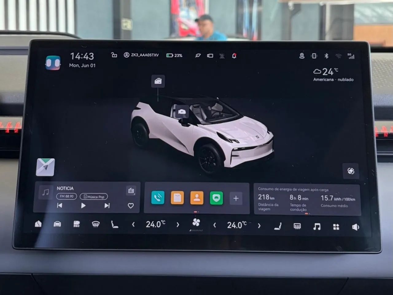 Zeekr X PREMIUM Premium (elétrico), foto 19 de 20