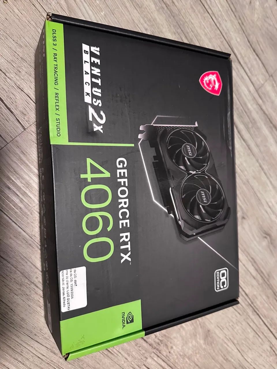 Placa de Video RTX 4060 msi