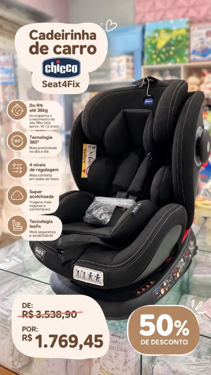 Cadeirinha de carro chicco