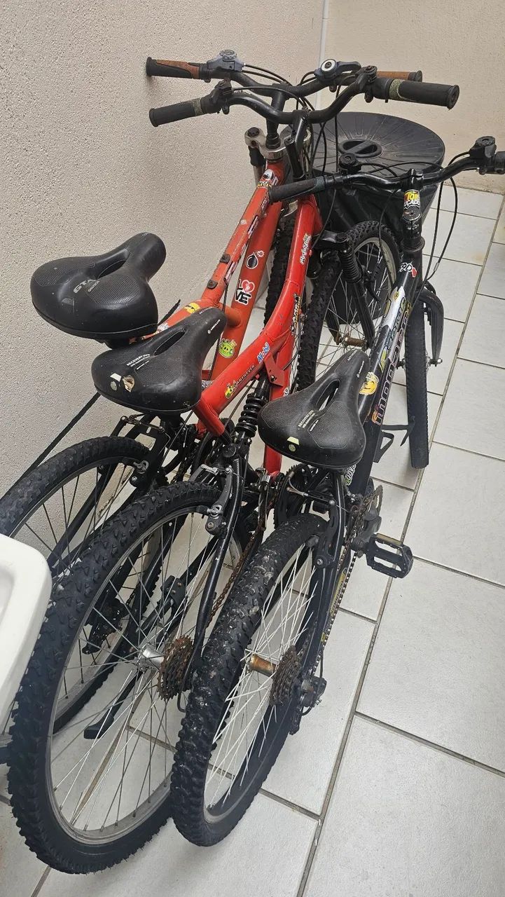 Vendo 3 bicicletas 300,00