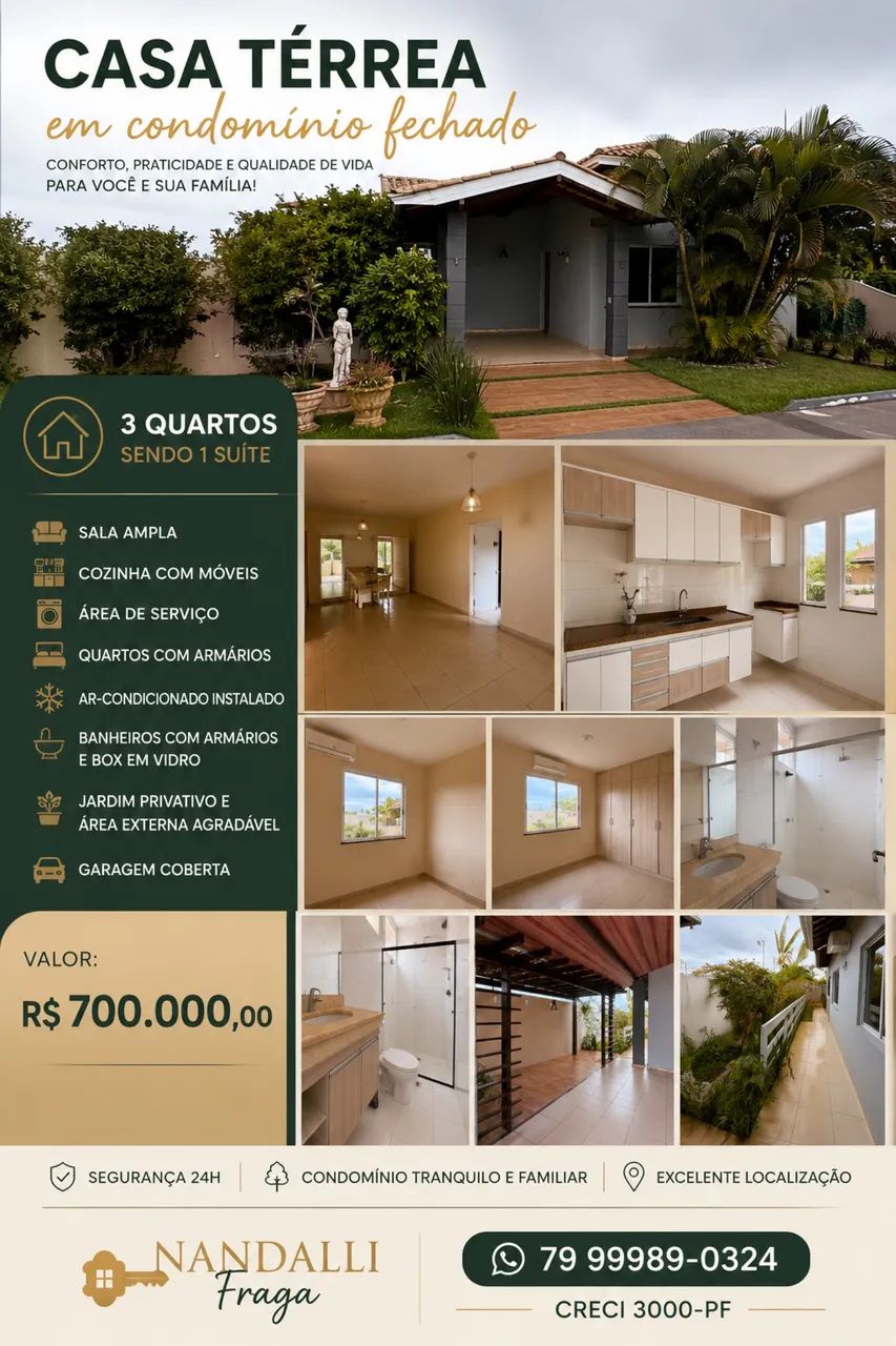 Casa condomínio laguna ville aruana 
