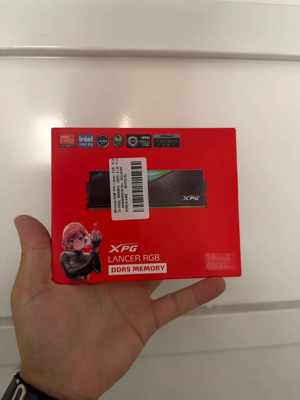 MEMÓRIA RAM XPG 2X16 6000MHZ CL30