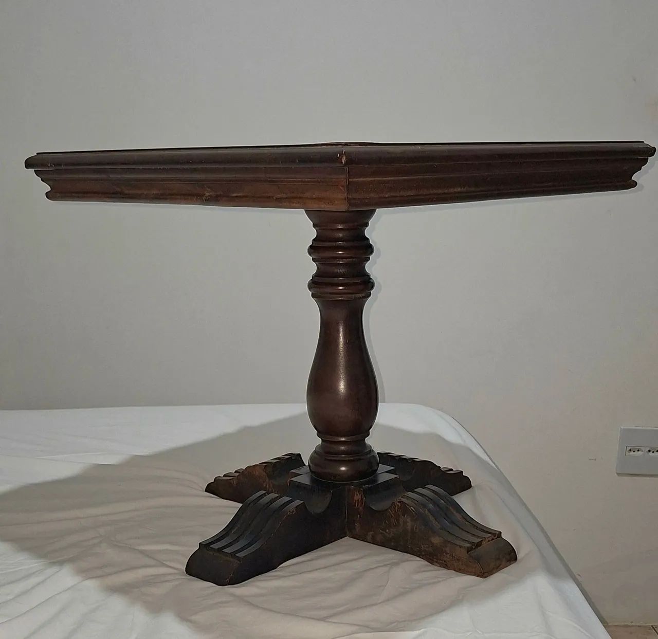 Mesa de centro retro de madeira maciça  - Foto 4
