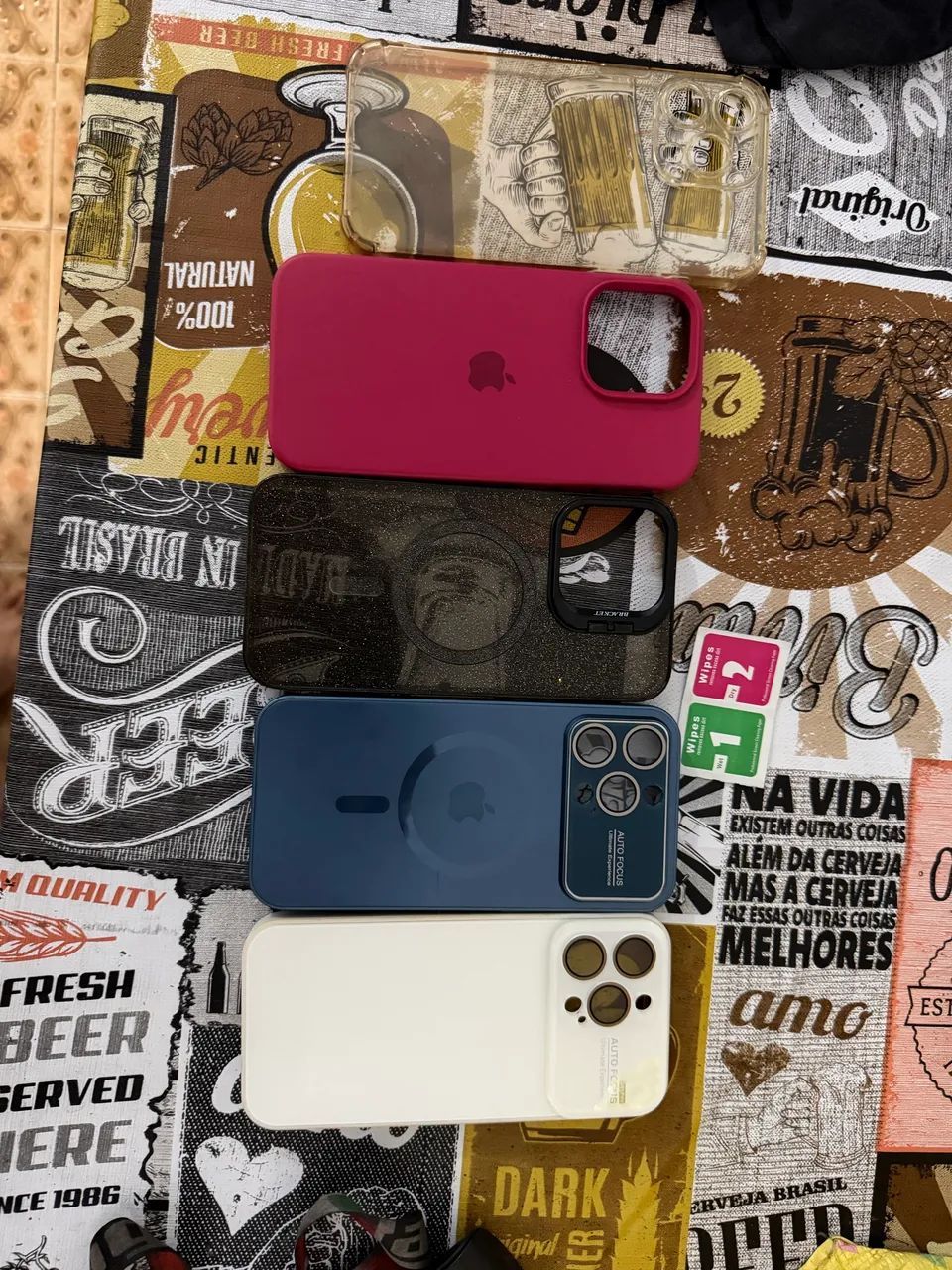 Kit 5 capinha do iPhone 15 pro max 