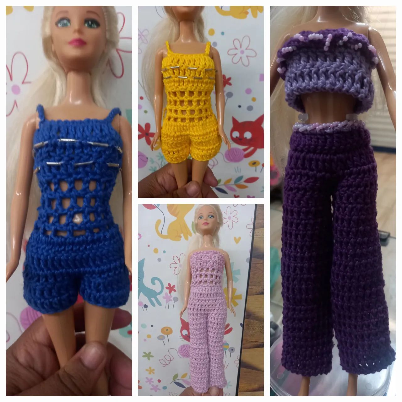 Roupa de barbie em crochê  - Foto 2