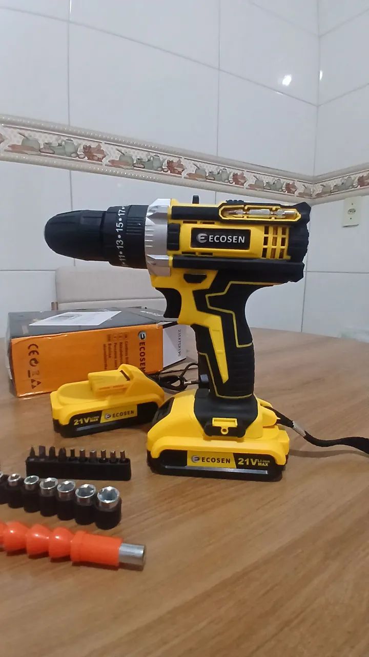 21V Drill Driver with 2 Batteries