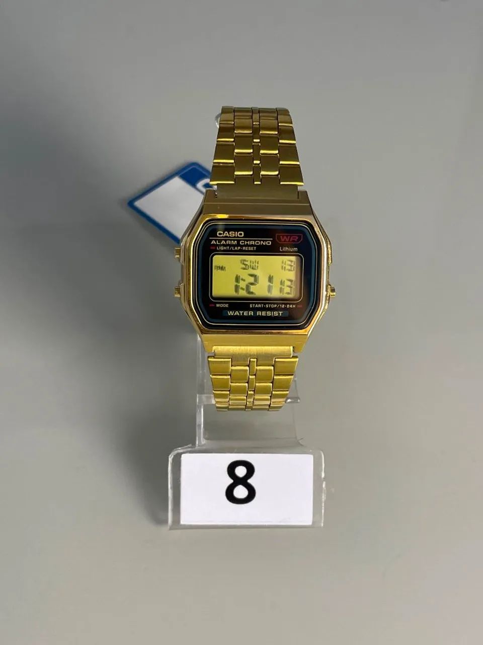 Relógio Casio Dourado digital com pulseira ajustável original e novo