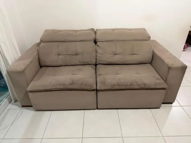 Sofá retrátil e reclinável Lar Shopping - Foto 2