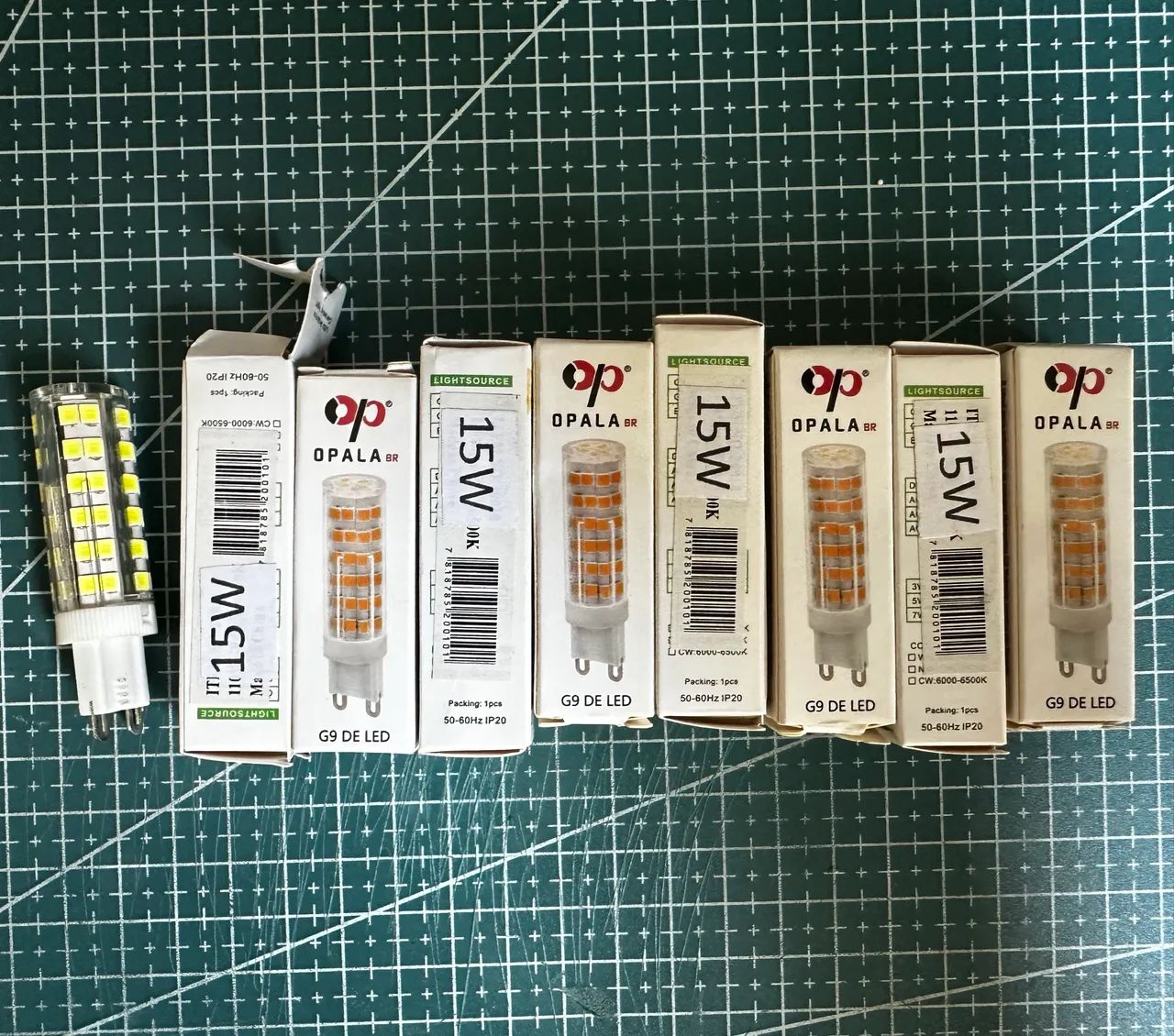 Lâmpada LED soquete G9