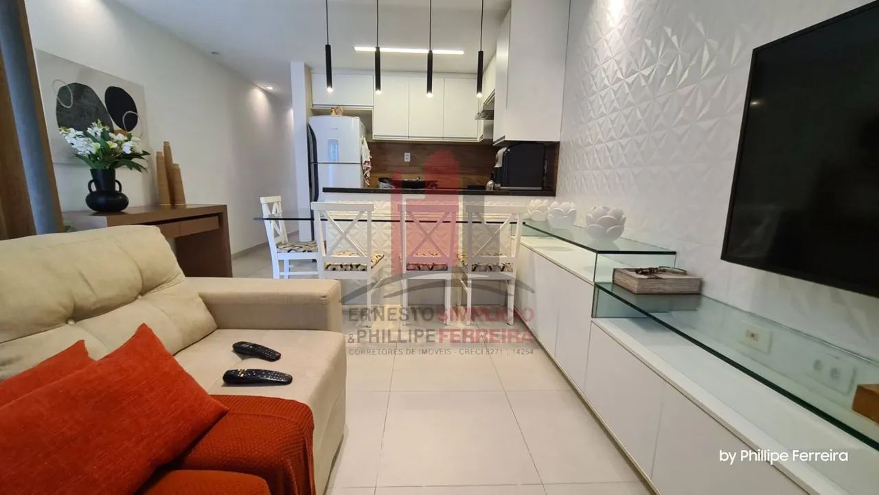 Lindo Duplex Mobiliado e Decorado 1 Quarto 2 Suítes 65m² 2 Vagas - Foto 5