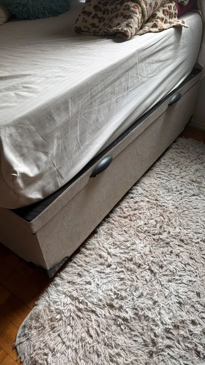 Cama Box Casal com Baú