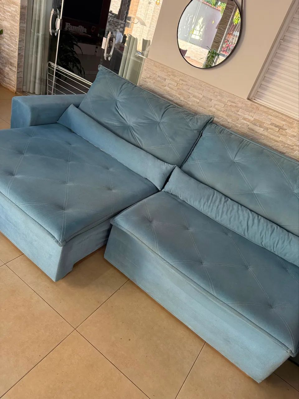 Sofá Retrátil e Reclinável - 2,70mts  - Foto 2