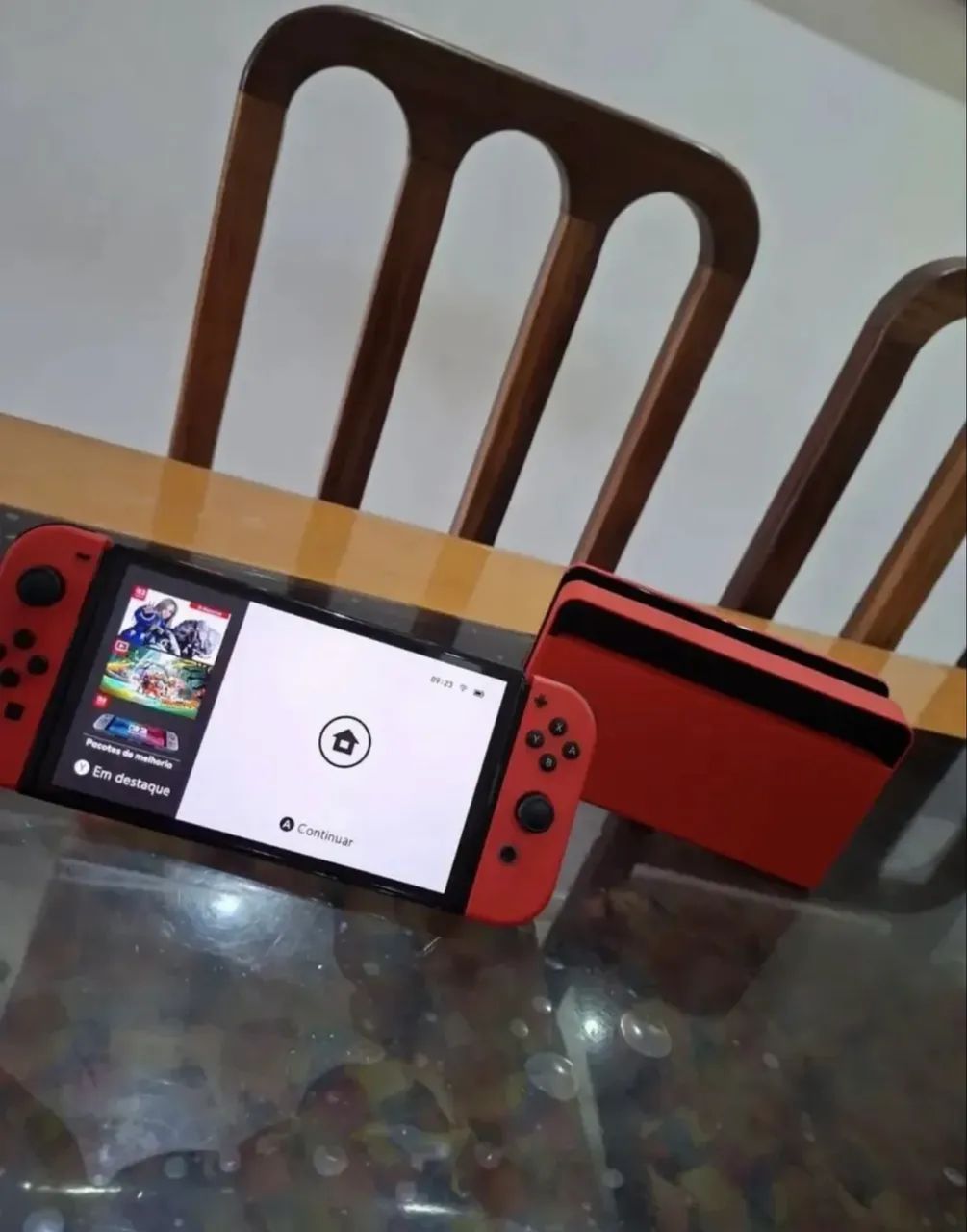 Nintendo switch oled red 