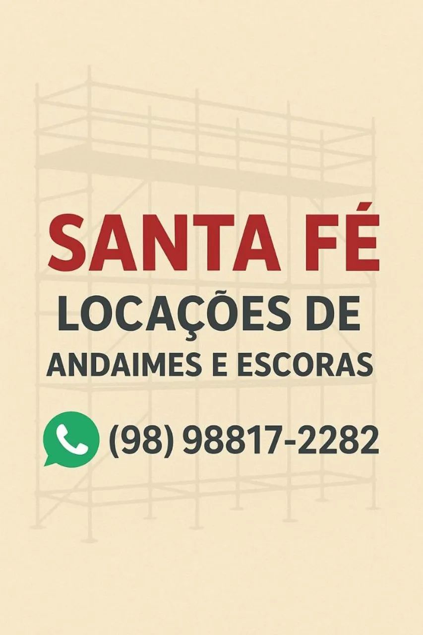 ALUGUEL DE ANDAIMES, CONJUTO DE MESAS COM CADEIRAS  - Foto 4