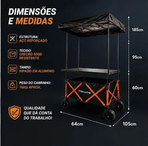 Carrinho pra vender na pracinha  - Foto 5