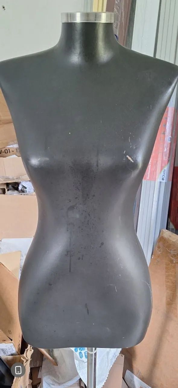 Manequim C/Pé de alumínio fundido modelo Retrô Manequim DRAFT SEM O CORPO - Foto 2
