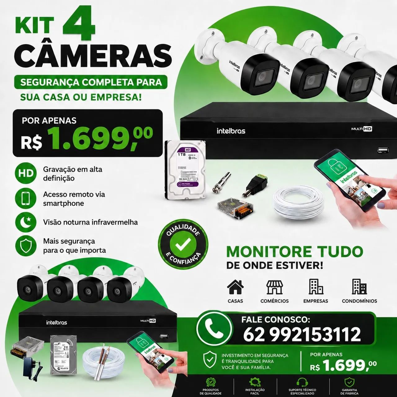 Câmera Intelbras dvr  - Foto 4