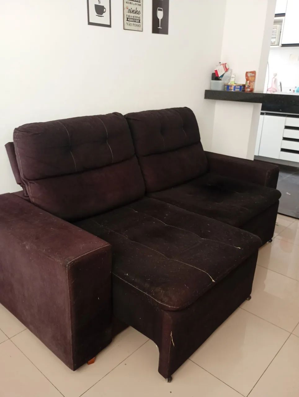 Sofá retrátil 2 lugares - Foto 4