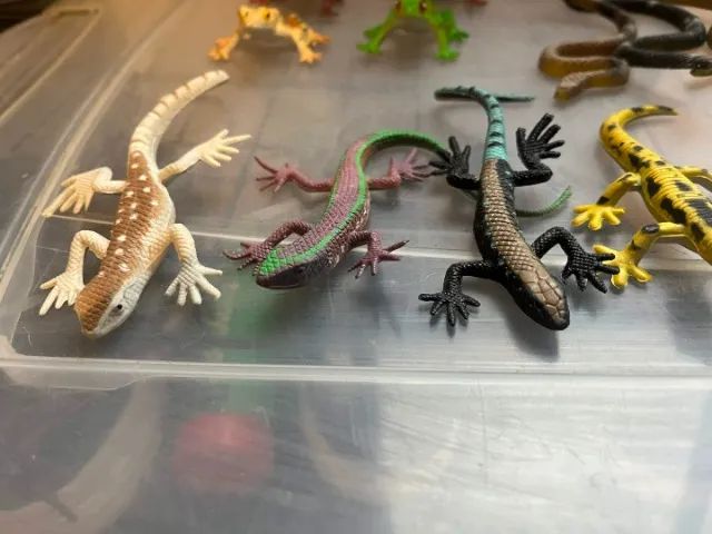 Figuras Vintage sapos, cobras e lagardos - Foto 4