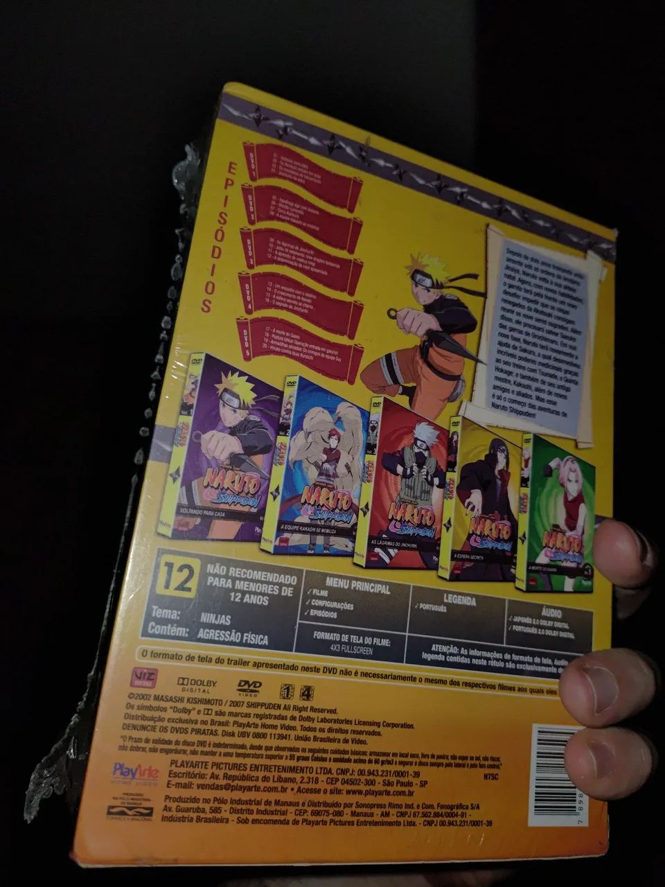 Box 1 naruto 5 dvs (lacrado) - Foto 3