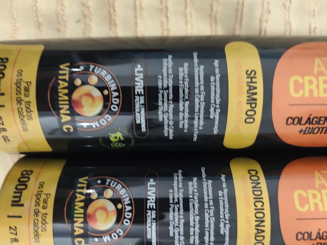 Shampoo e condicionador para cabelos 800ml último kit - Foto 3