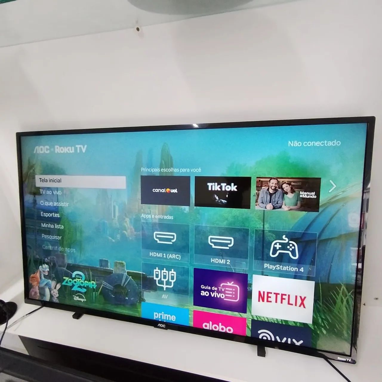 Tv Smart 43" AOC ROKU 