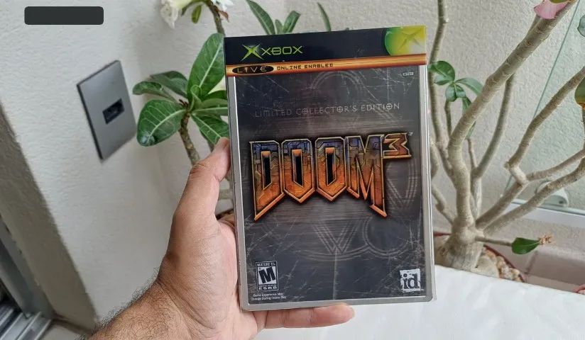 Jogo Doom 3 Limited Collectors Steel Book Xbox/xbox 360 Excelente - Foto 3