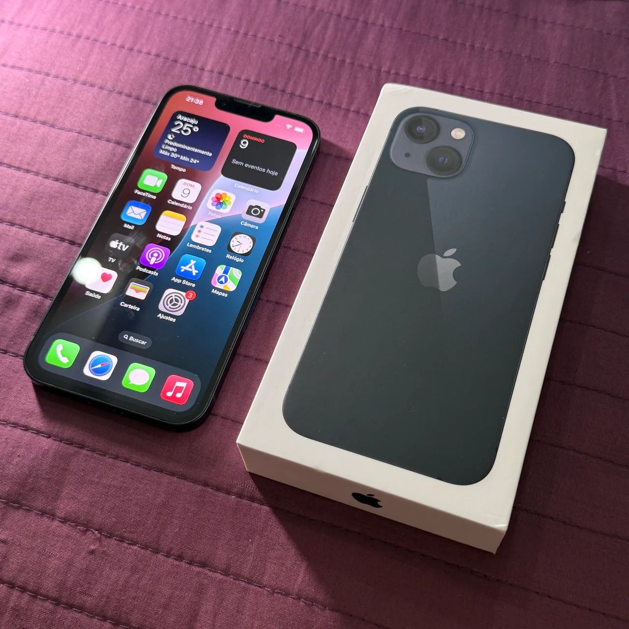 iPhone 13 128GB - Azul Meia-Noite - Excelente Estado - Foto 5