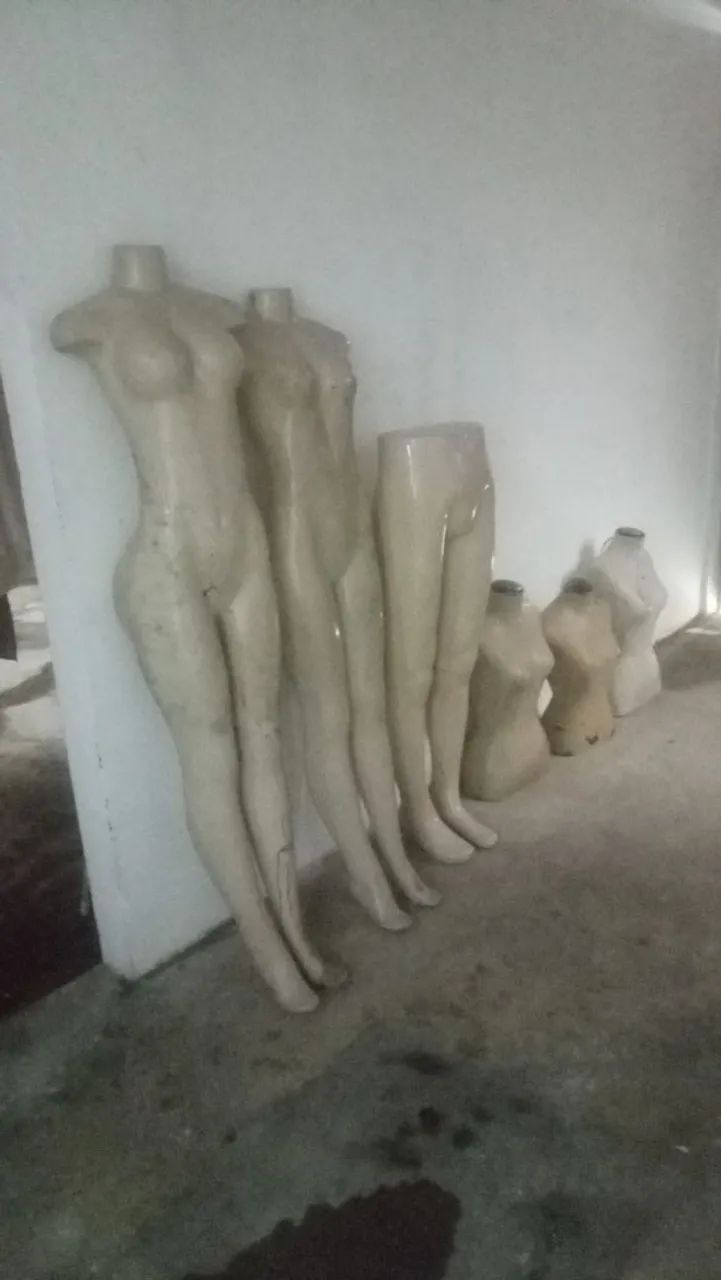  6 peças de Maniquins 