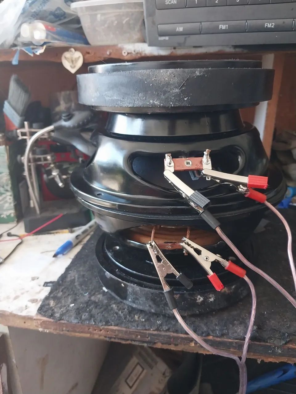 Vendo dois médio de 8 polegadas de 500 w cada  - Foto 3