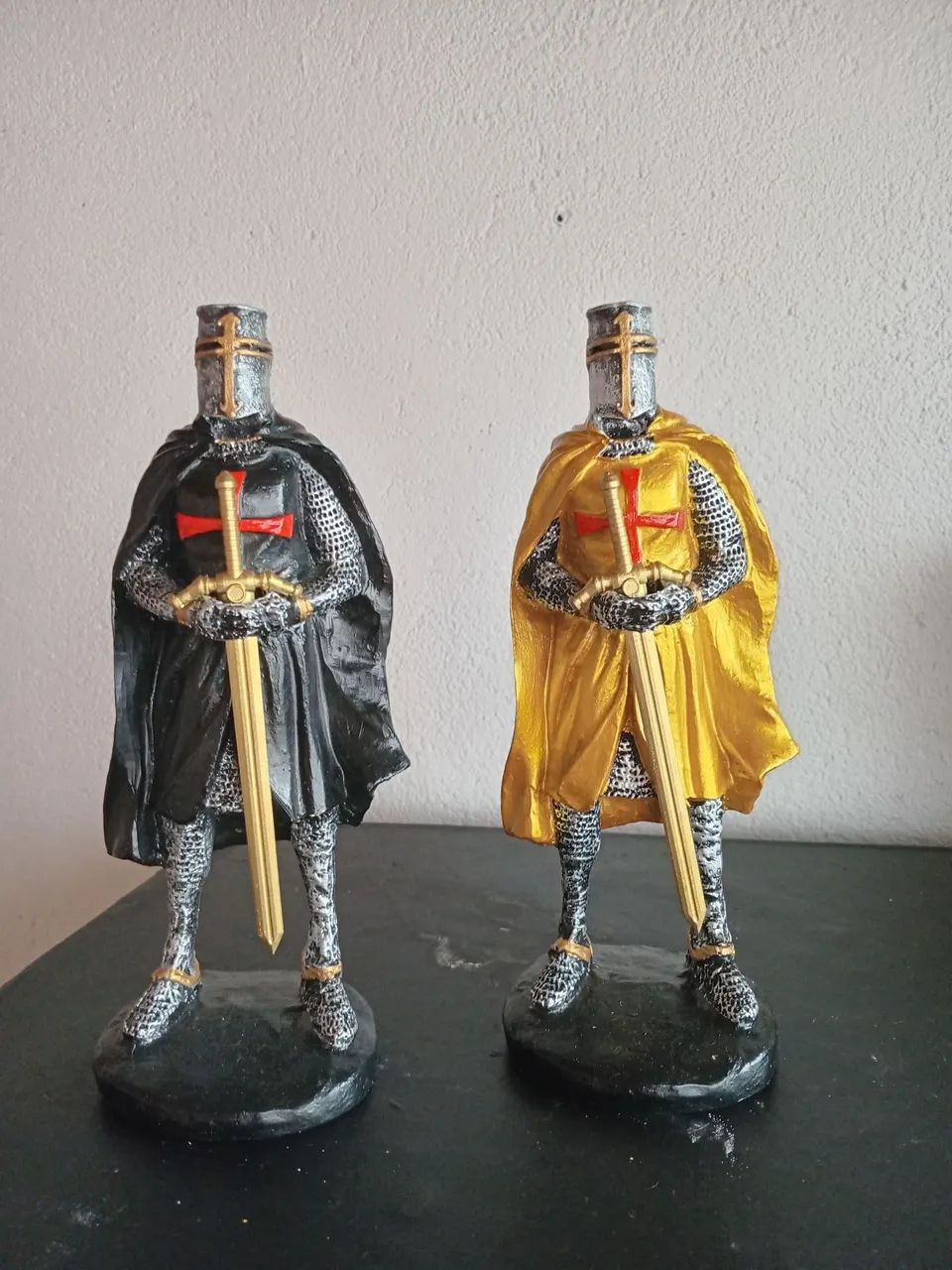  Estatuetas action figute Cavaleiros Templários 