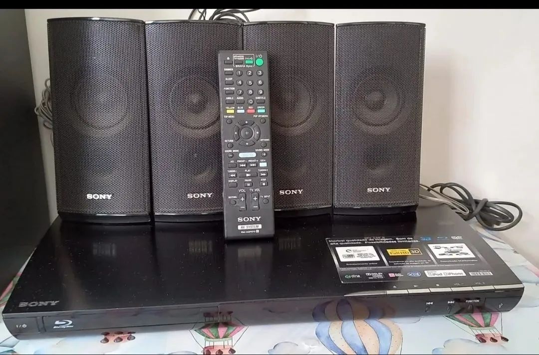 Home Theater Blu Ray 5.1 3D Sony Modelo BDV-E290 ( Potência 850W RMS )