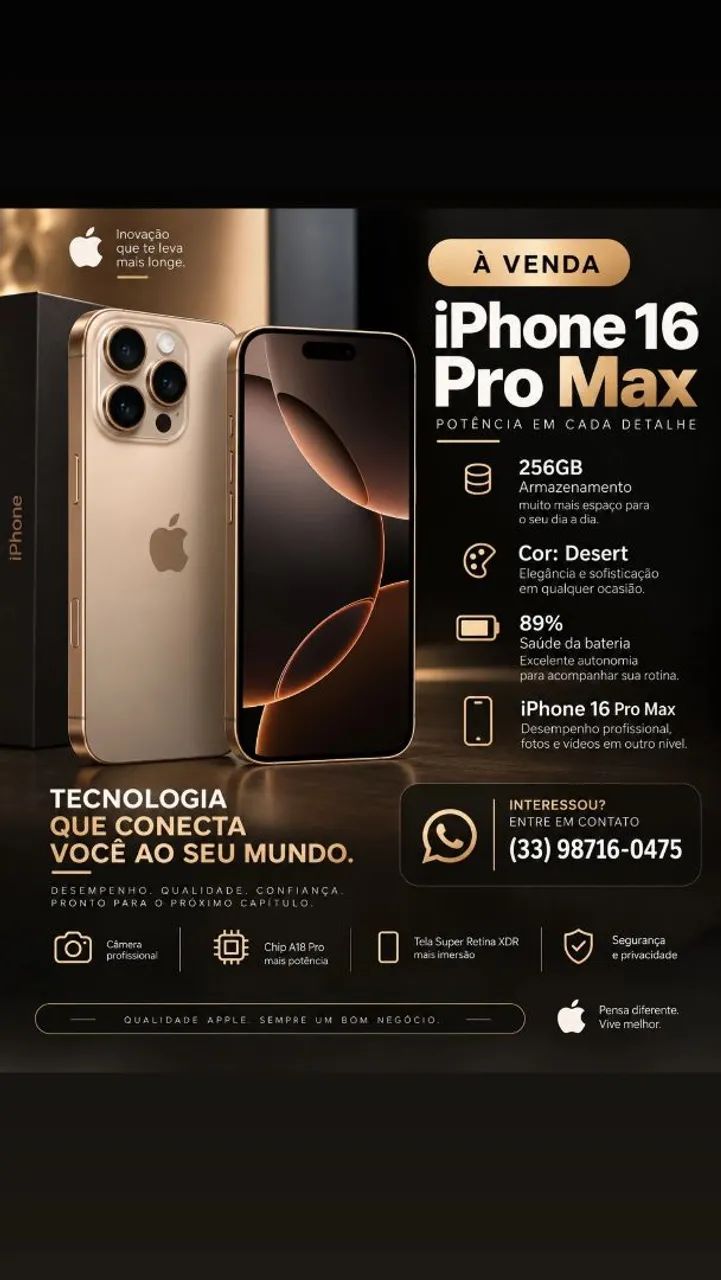 iPhone 16 PRO MAX 256 GB