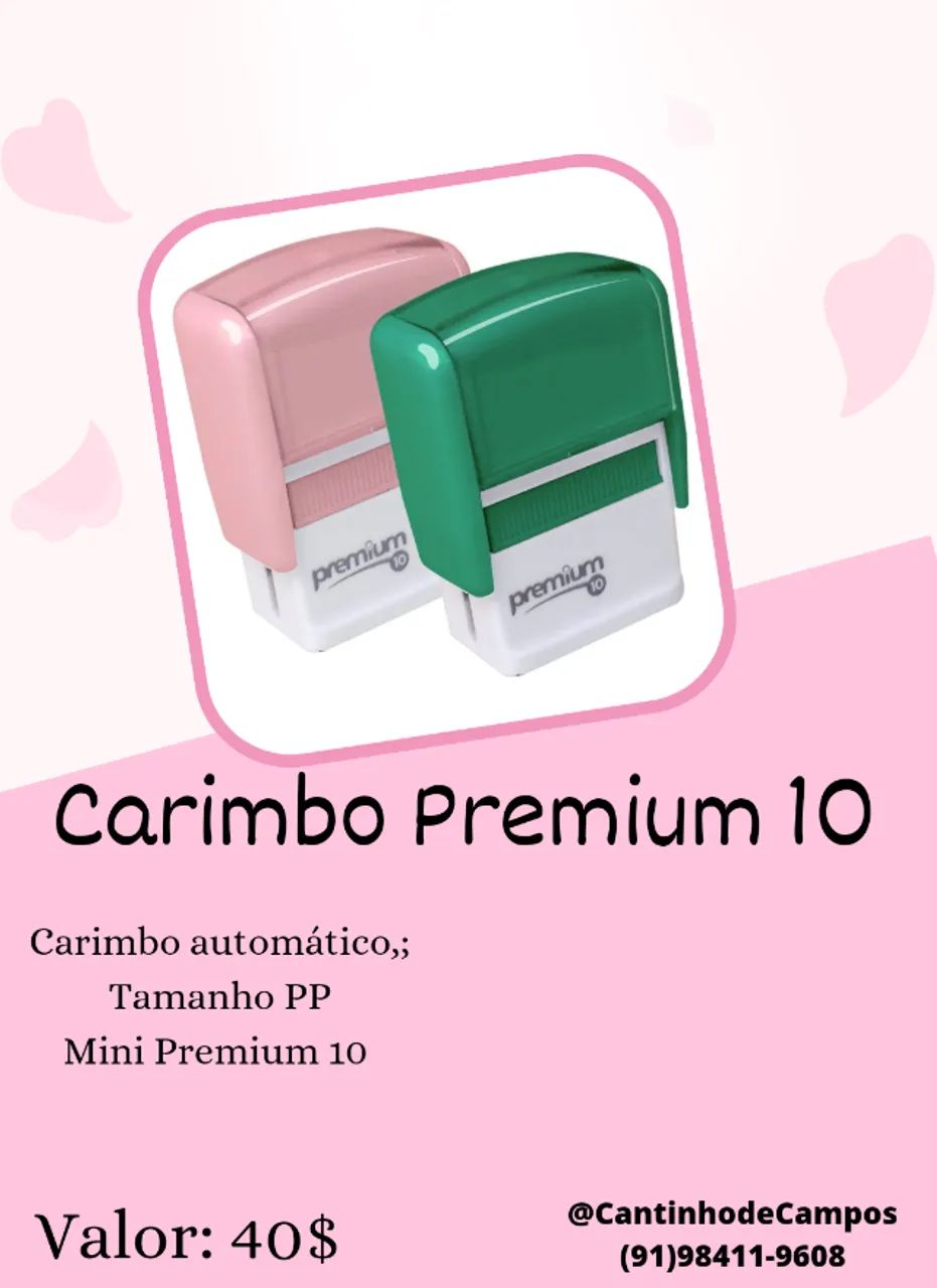 CARIMBO PREMIUM 10 COMPLETO