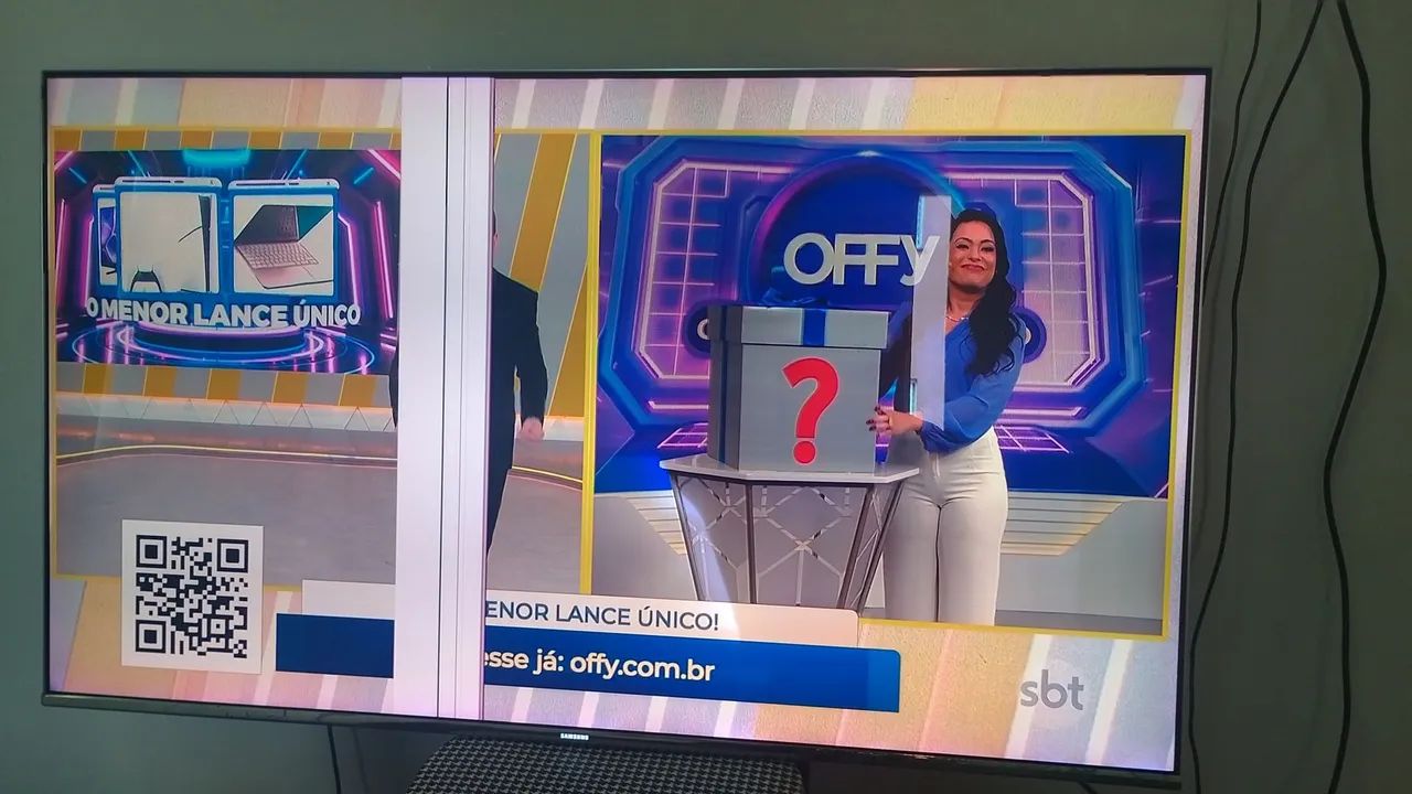 Vendo tv smart 4k Samsung 49 polegadas com wi-fi ela tem uma mancha branca  - Foto 4