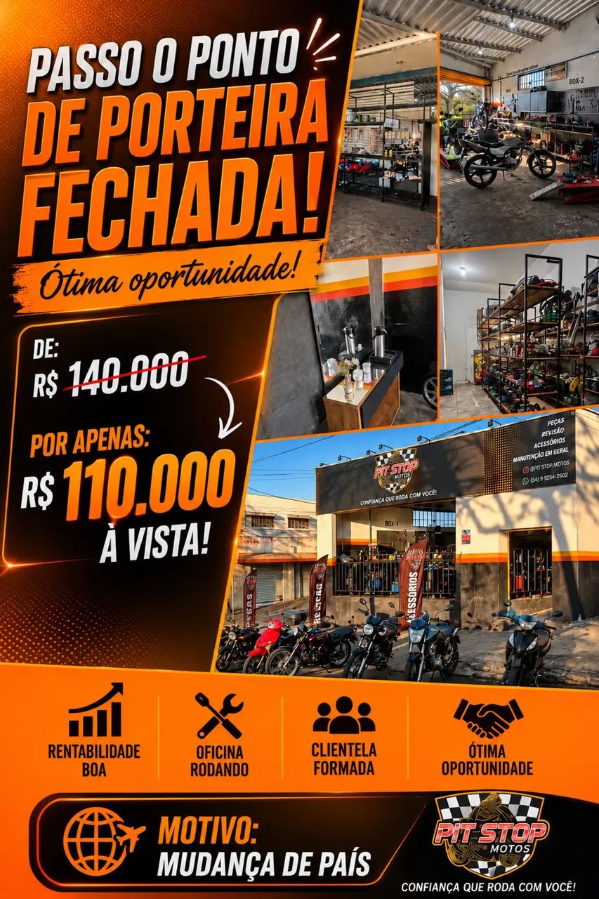 Passo ponto - Oficina de moto - Foto 4