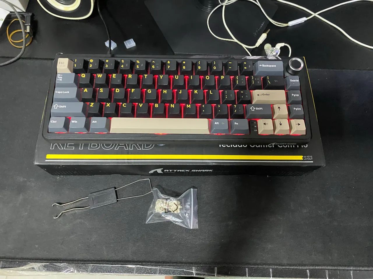 Teclado attack shark x66 - Foto 3