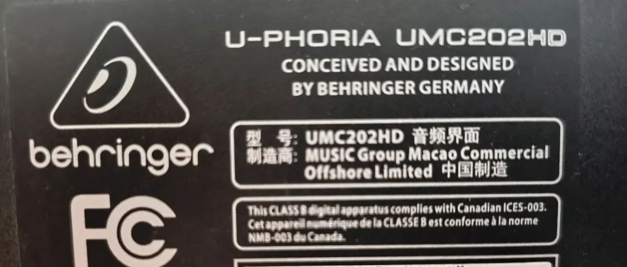 BEHRINGER UMC 202HD - Foto 4