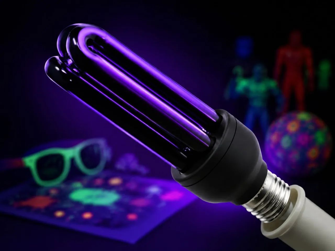 Lâmpada de Luz Negra UV 36W