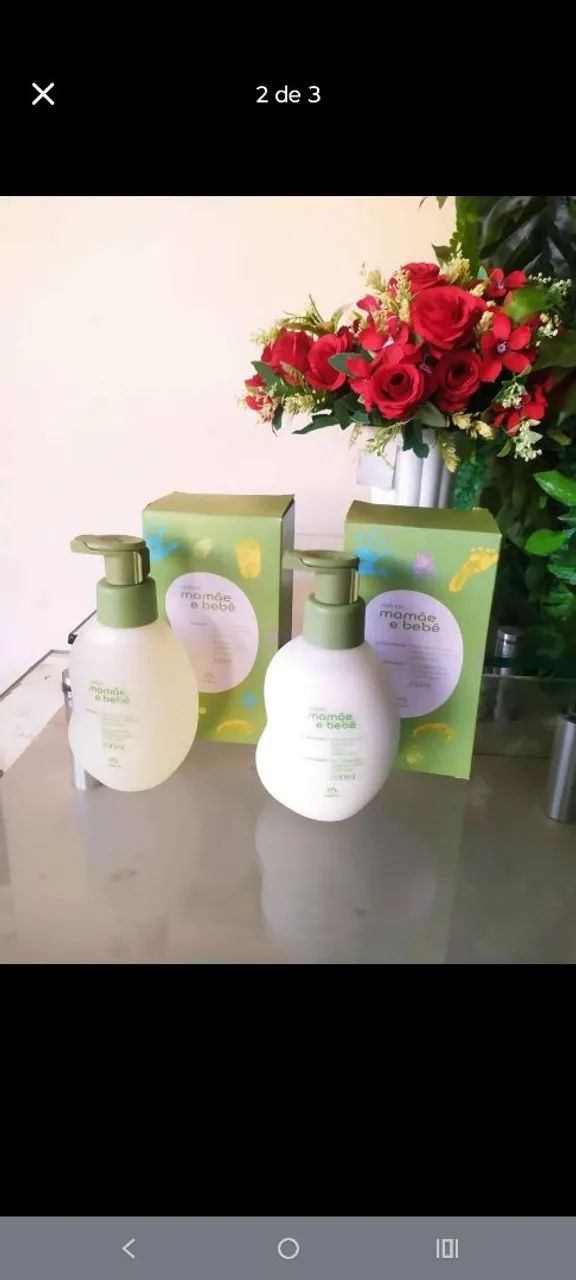 Combo shampoo e condicionador mamãe bebê 200ml - Foto 3