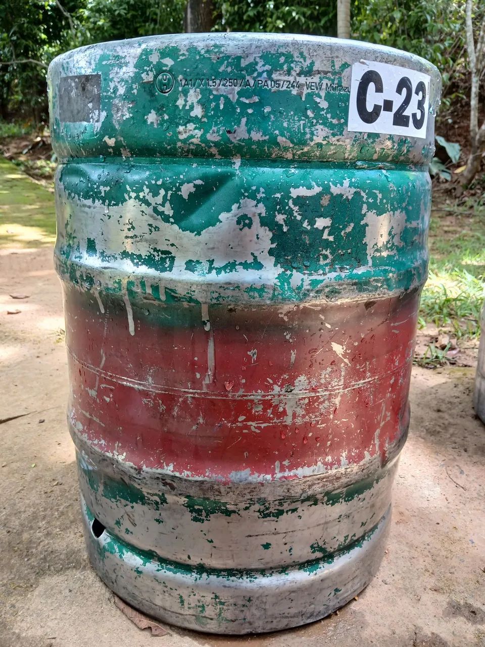 BARRIL DE INOX PARA CERVEJA - 50L