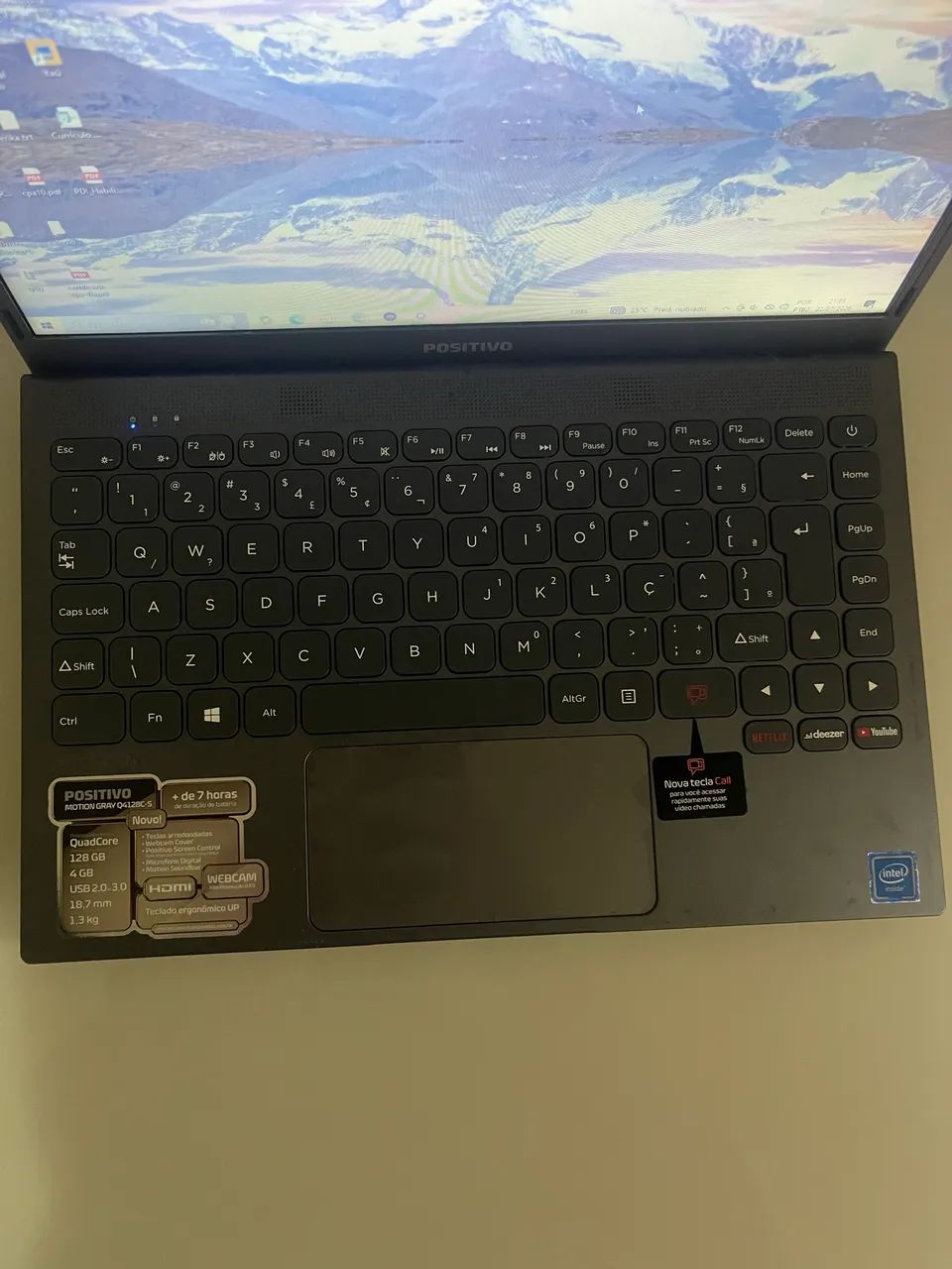 ? Notebook Positivo Motion Gray Q4128C-S - R$ 450 - Foto 3
