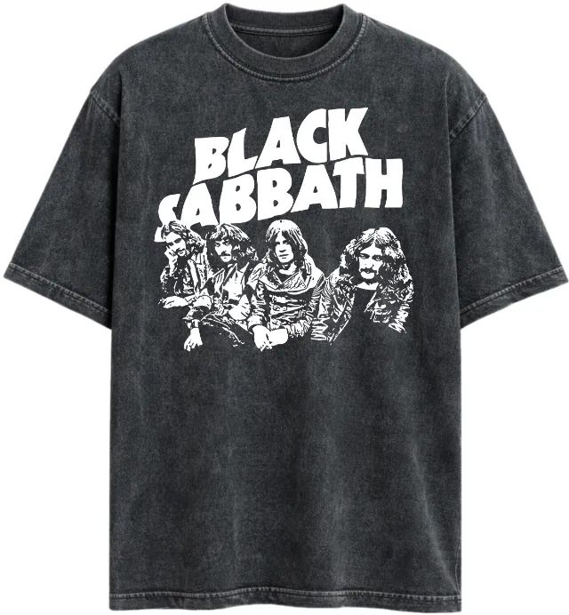 Camisa Black Sabbath - Classic Band Oversized 