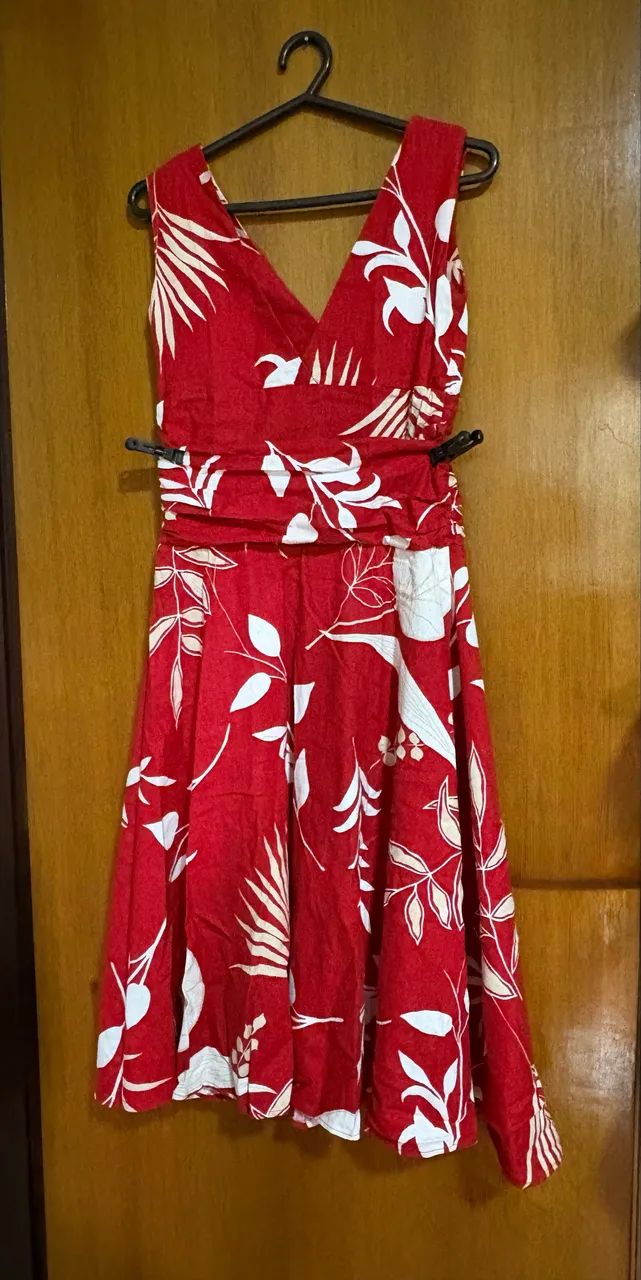 Vestido Mid Vermelho - Foto 3