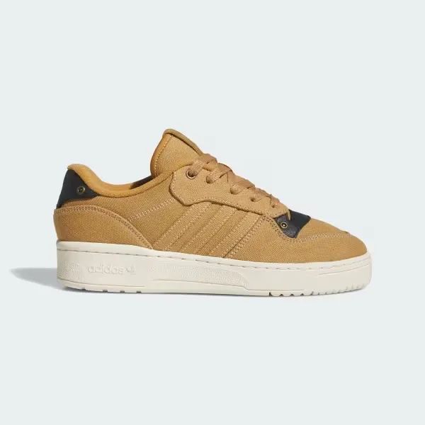 Tênis Adidas Rivalry low bege - Foto 5